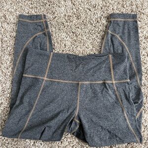 Athleta Charcoal and Tan Kids Leggings